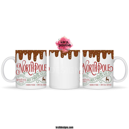Christmas Mugs by Krcil Designs Santa Claus Approved North Pole Hot Chocolate Mugs Indulge in the magic of the season with each sip, you'll be transported to the enchanting North Pole and filled with holiday cheer. Let our custom coffee cups do the talking with our collection of personalized mugs. Personalize It - add name. Add our dish cloth and dish towel sets, perfectly paired with our coffee mugs. For the ultimate coffee lovers gift, explore our sets and bundles. Shop Christmas Mugs at KrcilDesigns.com