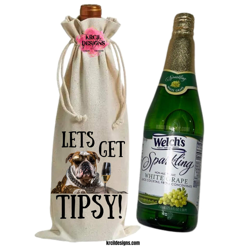 Design Your Own Wine Bag with Krcil Designs! | Cheers to our Custom Personalized Wine Bags, not just for wine, add your favorite bottle of liquor, or any festive bottle, and they become your ultimate gift-giving solution! No need to fret about last-minute gifts; these bags have got you covered. Perfect gift for friends, neighbors, co-workers, and great business promotional products! Personalize - add name, monogram, business logo and slogan. Raise a toast to being the best gift giver! KrcilDesigns.com