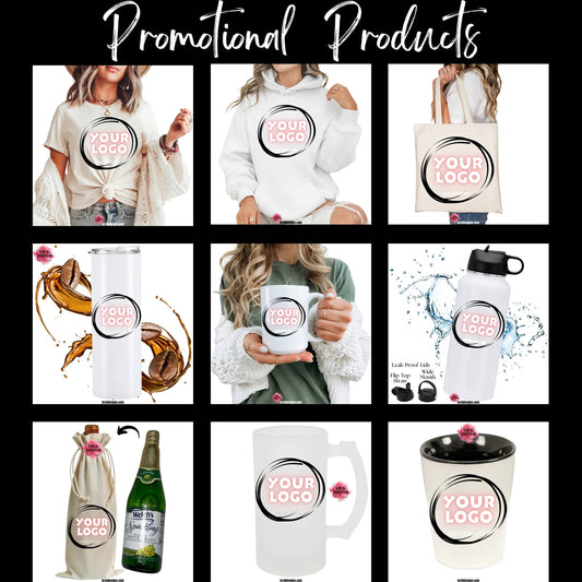 Spotlight your logo with logo products that make a statement! Our logo merch is your brand’s time to shine! Shop Promotional Products at KrcilDesigns.com