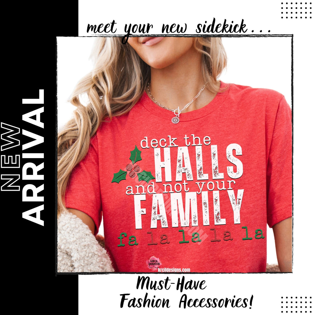 Your ultimate guide to our graphic tees t-shirts—bold sassy graphic designs, personalized name shirts, holiday family shirts, custom t-shirts with your logo, your photos, and so much more from KrcilDesigns.com