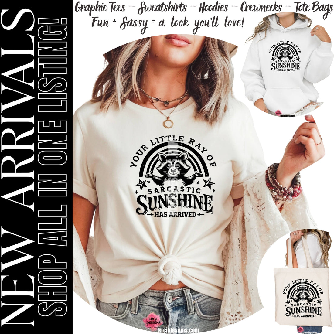 Welcome to Krcil Designs! Introducing KrcilDesigns.com Sassy Clothing and Funny Cups! Bold Sassy Graphic Tees T-Shirts, Cozy Sweatshirts, All-Season Hoodies, Fashionable Tote Bags—We offer customization and personalization on all our products.