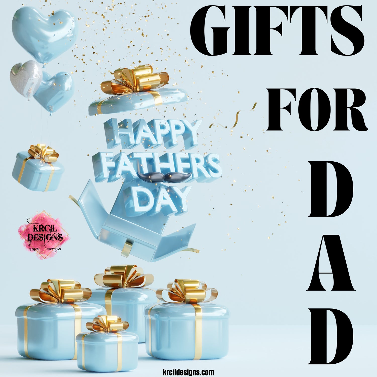 Father's Day just got a whole lot funnier with Krcil Designs' collection of custom and personalized gifts! From sarcastic shot glasses to funny beer steins to witty t-shirts and more. Shop Now at KrcilDesigns.com and give dad a gift he'll never forget!