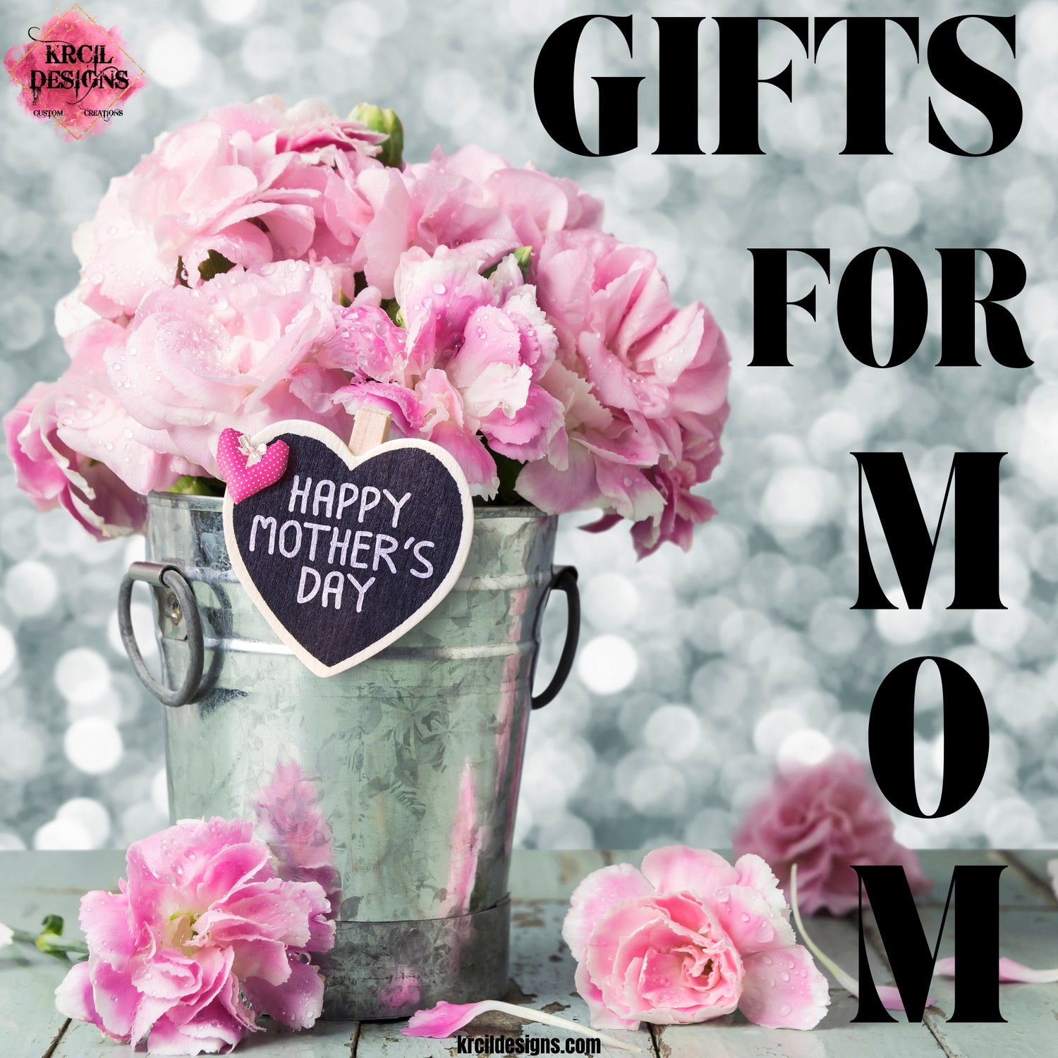 Make this Mother's Day one to remember with Krcil Designs' hilarious collection of custom apparel and personalized drinkware. Add a touch of humor to your gift-giving with our personalized gifts. Shop Now at KrcilDesigns.com and make MOM laugh.