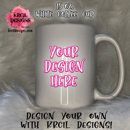 Design Your Own Coffee Cup with Krcil Designs | Let our custom coffee cups do the talking with our collection of personalized coffee cups. Personalize It - add name, monogram, make a one-of-a-kind picture collage photo cup - the picture-perfect present! Add our dish cloth tea towel set, perfectly paired with our cups and mugs. For the ultimate coffee lovers gift, explore our sets and bundles. Brand your business with our business logo coffee cups, make great business promotional products. KrcilDesigns.com