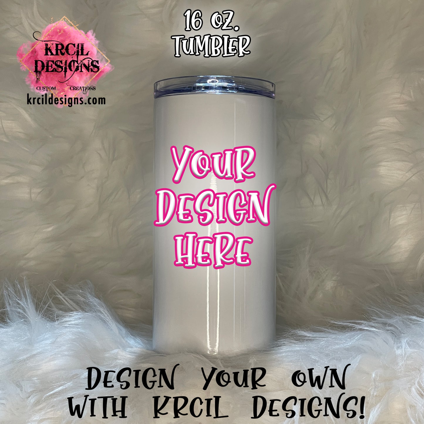 Design Your Own Tumbler with Krcil Designs! | Turn your favorite memories into stunning custom tumblers. From a single photo to a picture collage - we've got you covered! From family portraits to funny snapshots, create a one-of-a-kind personalized tumbler that not only looks good but also fits your unique personality! Don't forget your fur friends! Let them steal the spotlight. We do it all! Shop Custom Tumblers at KrcilDesigns.com