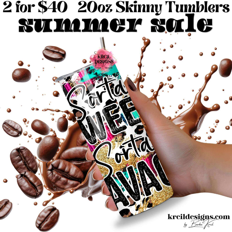2026 Summer Sale 20oz Skinny Tumblers 2 for $40 | Limited Time | Limited Quantity | All Designs