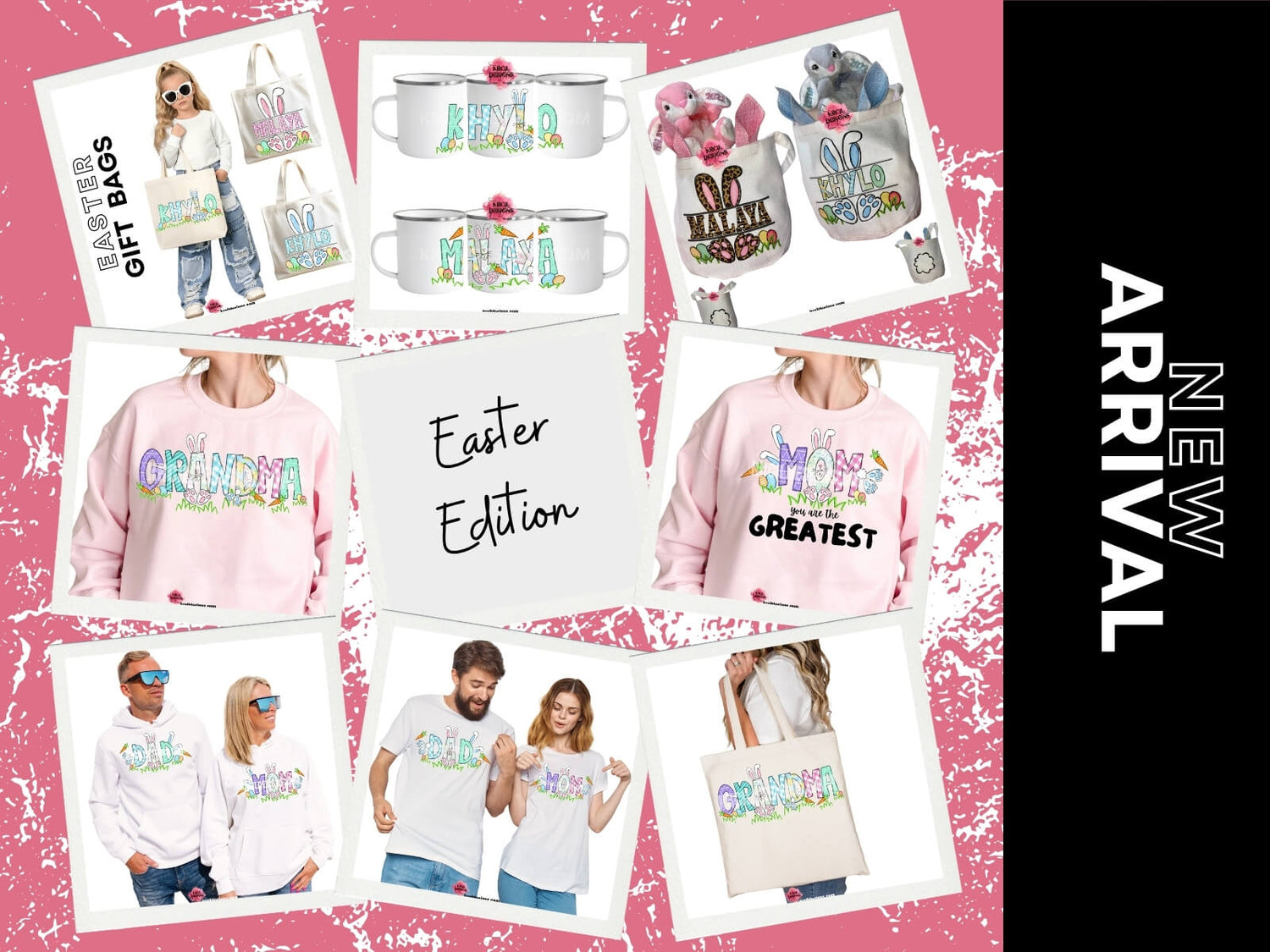 Hop All The Way to Krcil Designs for the Funniest Easter Yet! From Funny Easter Shirts to Sweatshirts to Tote Bags! We have an idea for everyone! Shop Easter Gifts at KrcilDesigns.com