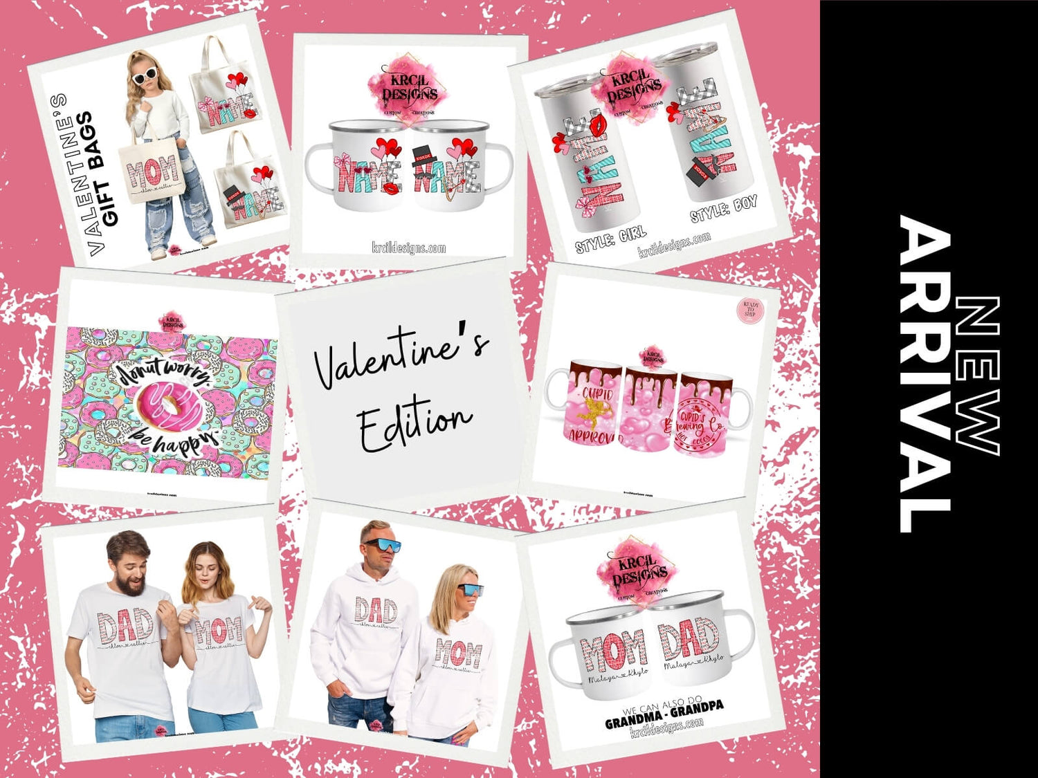 Fall In Love All The Way to Krcil Designs for the Funniest Valentine's Yet! From Funny Valentine's Shirts to Sweatshirts to Tote Bags! We have an idea for everyone! Shop Valentine Gifts at KrcilDesigns.com