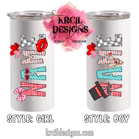 Design Your Own Tumblers with Krcil Designs! | Let our custom tumblers do the talking with our collection of personalized tumblers. Personalize It - add name, initials, monogram, make a one-of-a-kind picture collage photo tumbler - the picture-perfect present! Brand your business with our business logo tumblers they make great business promotional products. Insulated stainless steel tumblers include a plastic slide top lid and metal/plastic straw. Shop Tumblers at KrcilDesigns.com