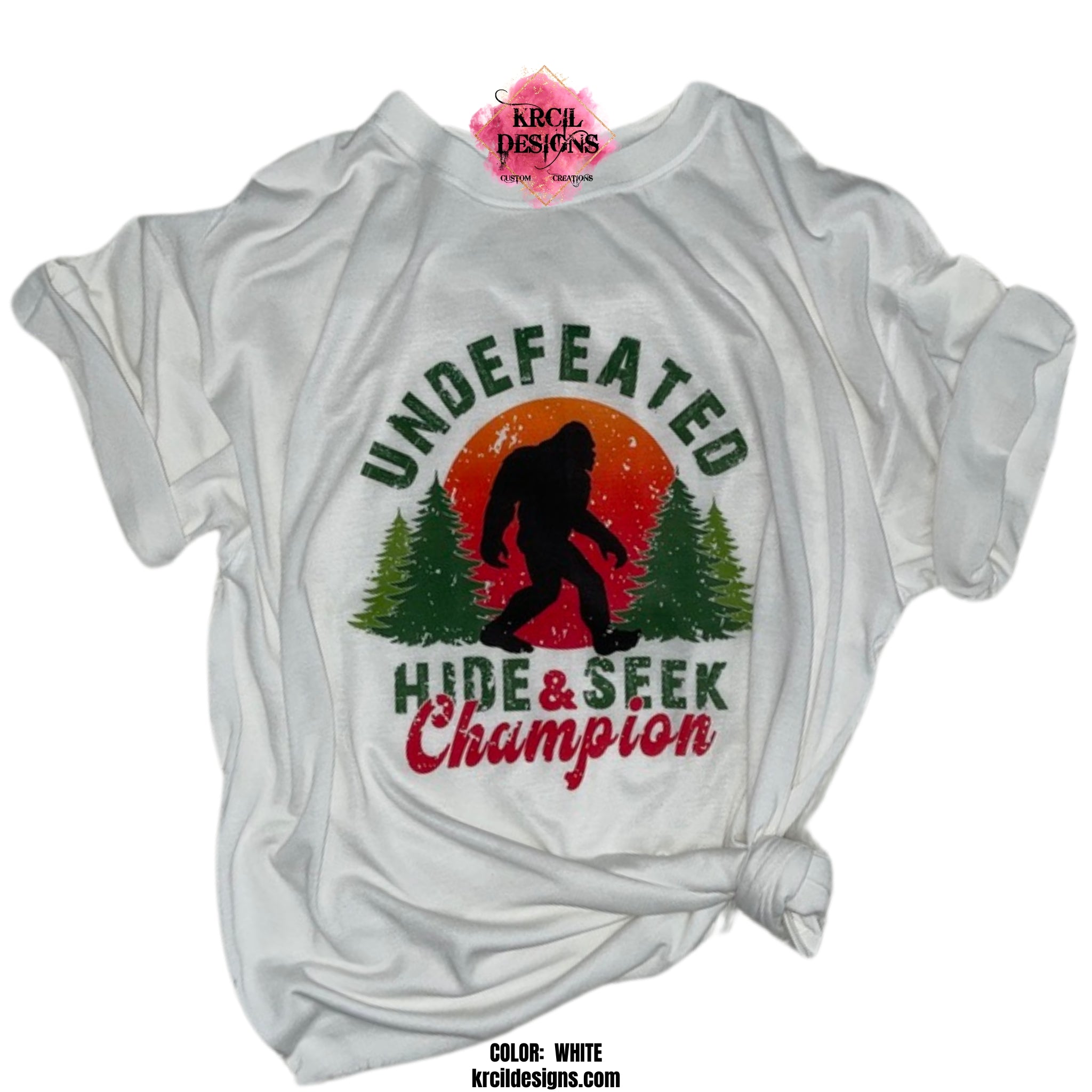 Bigfoot shirt store hide and seek