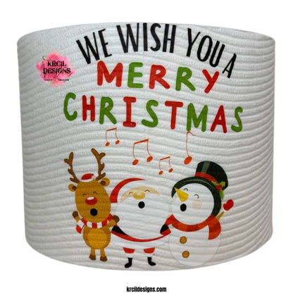 Christmas Funny Novelty Toilet Paper Roll Gag Gift | "WE WISH YOU A MERRY CHRISTMAS" Trio | Custom Toilet Paper by Krcil Designs | Need a funny gift? These funny toilet paper rolls are the ultimate gift for those who love pranks. Personalized toilet paper roll, add face of the jokester in your family, add saying, and you have the cheapest custom gift you can find. Need a gift card holder? Insert cash or gift card into the middle. Design Your Own at KrcilDesigns.com