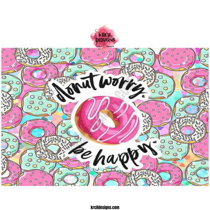 "Donut Worry Be Happy" Puzzle by Krcil Designs | Get ready for a slice of heaven! This playful donut-themed puzzle is sweeter than a dozen donuts and is as educational as it is fun. It's a delightful challenge that makes a perfect gift for puzzle enthusiasts of all ages. Fully assembled and complete with a reference picture, it's a treat you'll love to indulge in. Sprinkle some love and add a touch of sweetness to your day! Give the ultimate gift by adding a tote bag! KrcilDesigns.com