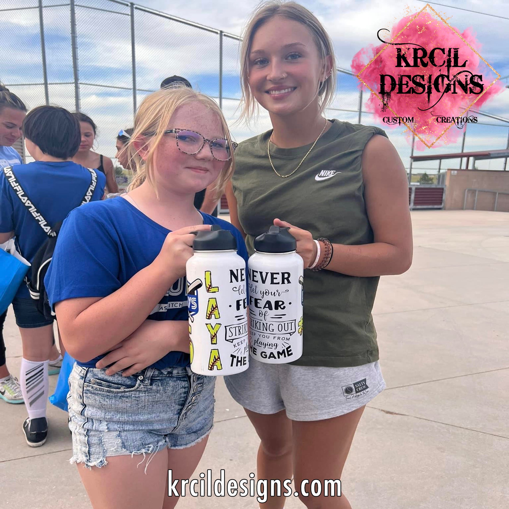 Softball LIFE Tie-Dye Cheetah Print Hydro Water Bottle, Krcil Designs –  Krcil Designs, Personalized Gifts