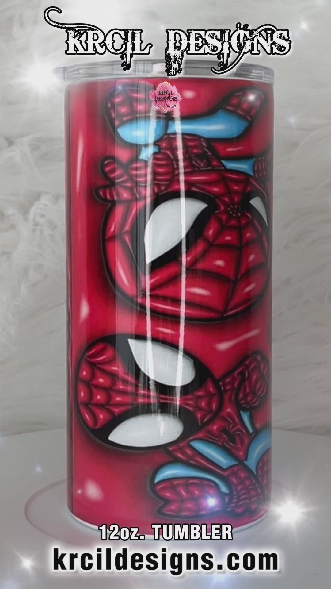Spidey Spider-Man Tumbler, Add Name, Custom Tumbler