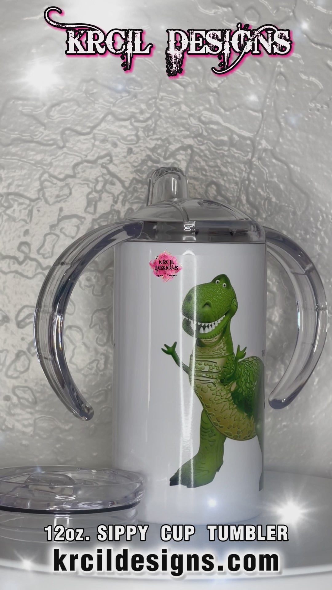 Dinosaur Sippy Cup for 2 Year Old