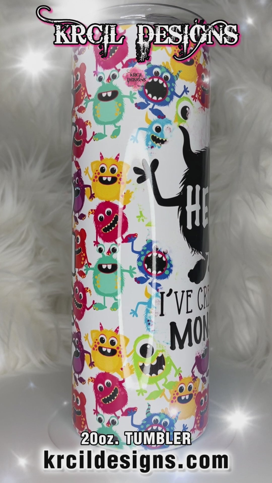 Brace yourself for cuteness overload with our Monster Mommy and Me Personalized Tumbler Set by Krcil Designs | Personalize It - add names, Mommy and Mini, Daddy and Mini | Not just for MOM get one for DAD | ADD 12oz.Tumblers perfect for the older kids | Additional Sippy Cups Available | Set includes 1-20oz./30oz. and 1-12oz. Sippy Cup | Insulated stainless steel tumblers include a plastic slide top lid and metal or plastic straw. SIPPY Cup Tumblers include 2 Lids-SIPPY Handle/Screw On. KrcilDesigns.com