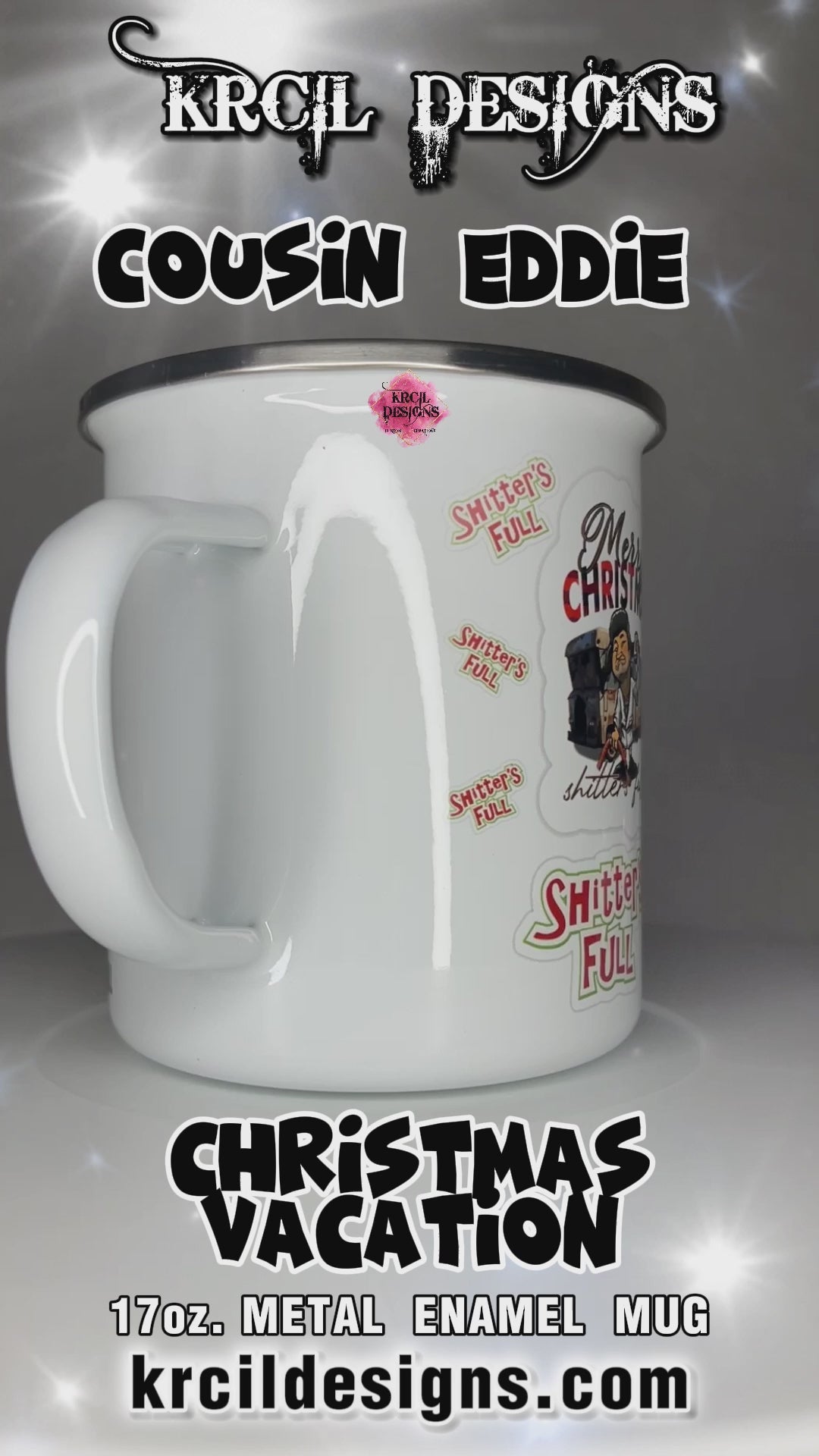 Christmas Mugs | Get ready for a ho-ho-whole lot of laughs with our National Lampoon's Christmas Vacation Quotes Mugs by Krcil Designs | From Clark Griswold's over-the-top holiday plans to Cousin Eddie unforgettable one-liners, prepare for a holiday season that's jollier than a jelly of the month club subscription! For the ultimate coffee lovers gift, add our dish cloths and dish towels sets, they pair perfect with our coffee mugs. Shop Coffee Mugs at KrcilDesigns.com