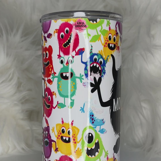 Brace yourself for cuteness overload with our Monster Mommy and Me Personalized Tumbler Set by Krcil Designs | Personalize It - add names, Mommy and Mini, Daddy and Mini | Not just for MOM get one for DAD | ADD 12oz.Tumblers perfect for the older kids | Additional Sippy Cups Available | Set includes 1-20oz./30oz. and 1-12oz. Sippy Cup | Insulated stainless steel tumblers include a plastic slide top lid and metal or plastic straw. SIPPY Cup Tumblers include 2 Lids-SIPPY Handle/Screw On. KrcilDesigns.com