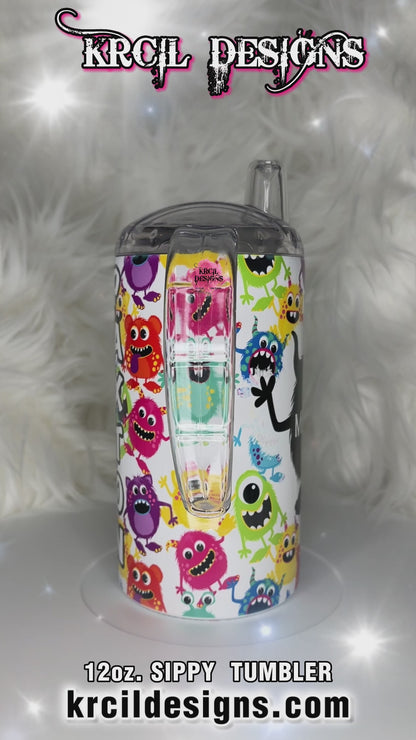 Brace yourself for cuteness overload with our Monster Mommy and Me Personalized Tumbler Set by Krcil Designs | Personalize It - add names, Mommy and Mini, Daddy and Mini | Not just for MOM get one for DAD | ADD 12oz.Tumblers perfect for the older kids | Additional Sippy Cups Available | Set includes 1-20oz./30oz. and 1-12oz. Sippy Cup | Insulated stainless steel tumblers include a plastic slide top lid and metal or plastic straw. SIPPY Cup Tumblers include 2 Lids-SIPPY Handle/Screw On. KrcilDesigns.com