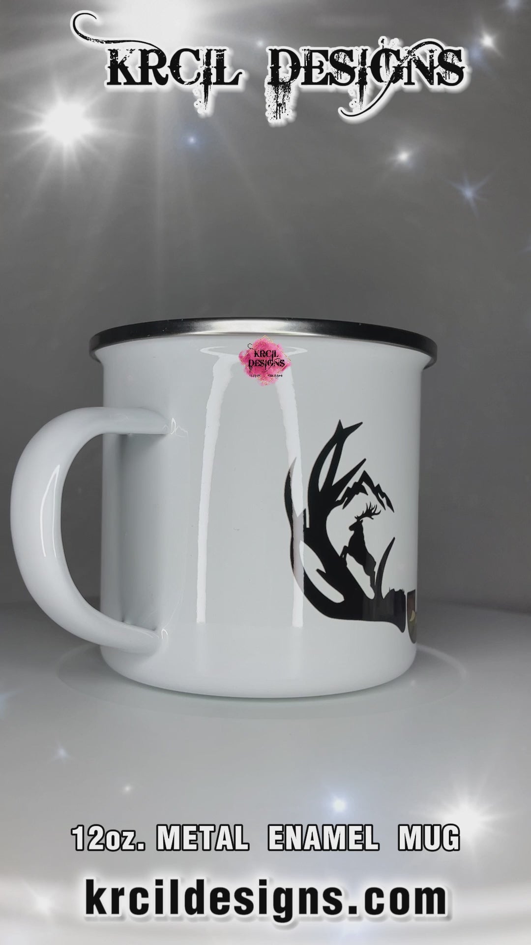 Personalized Coffee Mugs by Krcil Designs | Camouflage "ELKAHOLIC" Hunters Mugs | Let our custom coffee cups do the talking with our collection of personalized mugs. Personalize It - add name, monogram, make a one-of-a-kind picture collage photo cup - the picture-perfect present! For the ultimate coffee lovers gift, add our dish cloths and dish towels sets, they pair perfect with our coffee mugs. Shop Coffee Mugs at KrcilDesigns.com